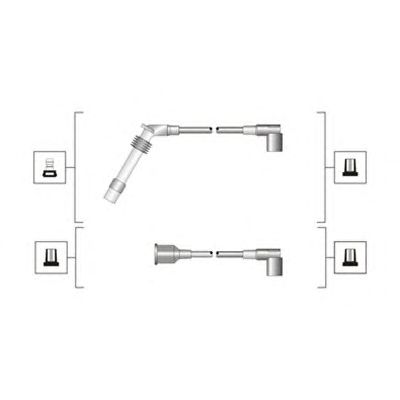 MAGNETI MARELLI 941319170027 -  Комплект проводов зажигания